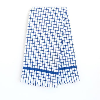 KAF Blue and White Check Terry Dish Towel
