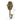 Brass bee hook and measurements