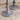 Matte Blue Grey Pillar Candle Set
