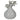 HomArt White Ceramic bird flower vase
