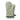 Rifle Paper Co. Artichoke pattern in green and cream on an oven mitt. Mitt has solid green trim and loop.
