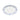 White oval platter with blue floral patterns on a white background