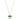 Gold heart-shaped pendant necklace on a white background