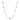 A delicate gold chain necklace featuring irregular, multi-colored gemstone beads in pink, green, brown, and black, displayed on a clean white background.