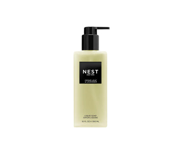 Nest New York’s Cedar Leaf & Lavender pump hand soap.