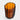 Orrefors Reed Votive Medium in Amber Inside detail