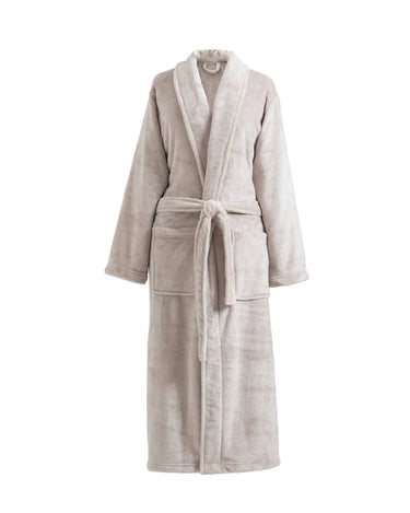 Annie Selke Sheepy Fleece Robe 2.0 in Dove Grey