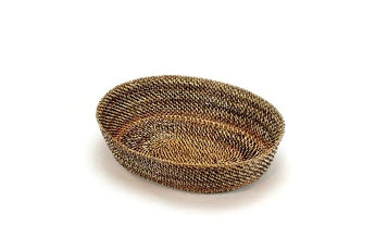 Woven oval basket