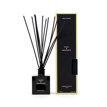 Cereria Molla Basil & Mandarin Reed Diffuser available at Welcome Home Annapolis