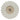 Scalloped Round Frame, White - 3” Shown from front