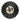 Scalloped Round Frame, Black - 3”