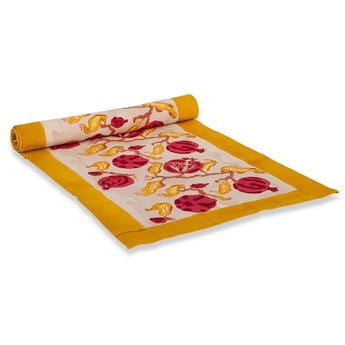 Couleur Nature Red & Yellow Pomegranate Table Runners
