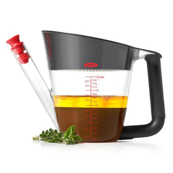 Oxo 4 Cup Fat Separator and Gravy Strainer with Filter