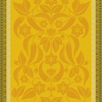 Yellow Piments Tea Towel by Le Jacquard Francais