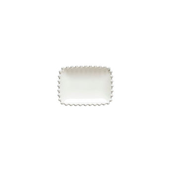 Casafina Pearl White Soap Dish Bath Accessories available at Welcome Home in Annapolis