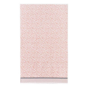 Pink Charme Bath Linen Collection bath towel by Le Jacquard Francais.