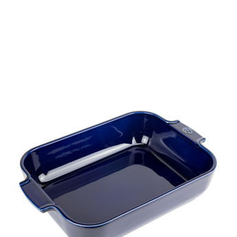 Peugeot Deep Blue Appolia Rectangular Ceramic Baker with Handles at Welcome Home in Annapolis