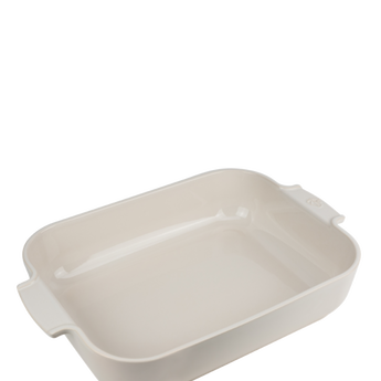 Peugeot Ecru Appolia Rectangular Ceramic Baker with Handles at Welcome Home in Annapolis