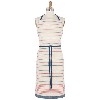Now Designs Heirloom French Stripe Cotton Apron