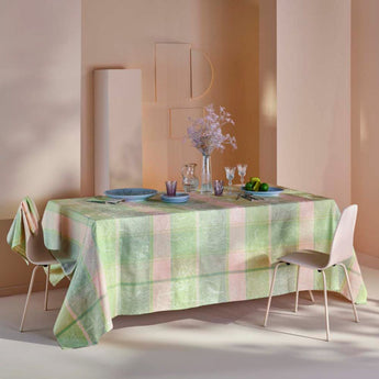 Garnier Thiebaut Mille Printemps Eclosion Tablecloth in coated and uncoated cotton