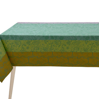 Le Jacquard Francais Cottage Green Tablecloth
