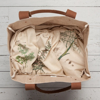 Garden Herb Produce Bags, Set of 3