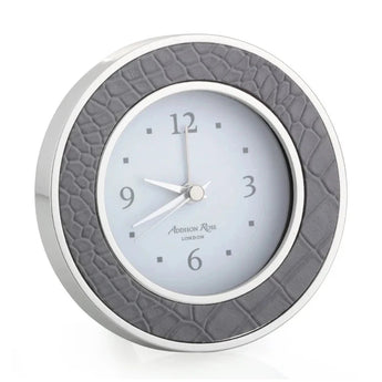 Addison Ross Dove Crocodile Silent Alarm Clock available at Welcome Home in Annapolis