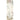 Vertical strip of floral pattern with leaves and branches on a white background
