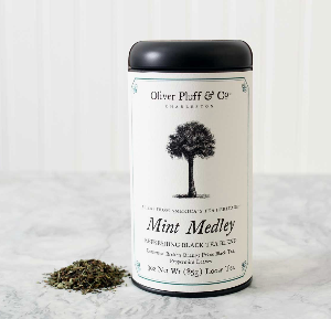 oliver pluff mint medley tea tin