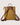Ochre wool backpack with brown leather handles