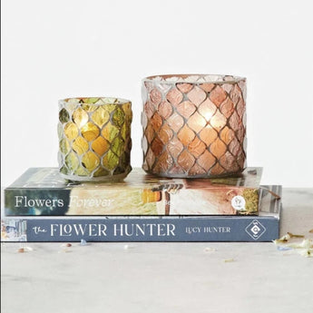 Recycled Glass Mosaic Tealight/ Votive Holders