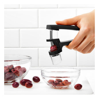 OXO Cherry and Olive Pitter. Avilable at Welcome Home Annapolis.