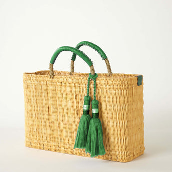 Medina Medium Market Bag with Tassel Collection