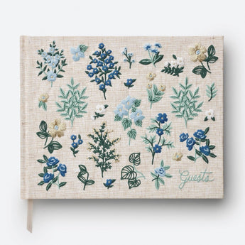 Rifle Paper Company Embroidered Guest Book