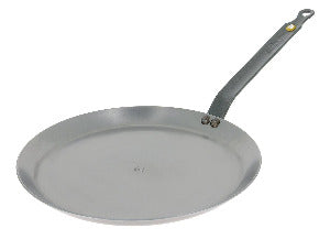 de Buyer - 12” Mineral B Carbon Steel Pancake & Crepe Pan