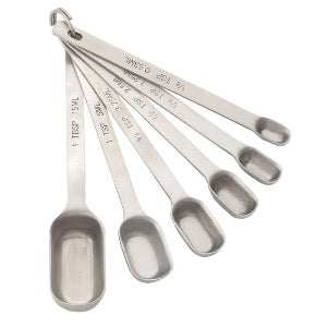 Spice Measuring Spoons, Heavyweight 18/8 Stainless steel, Set of 6