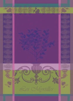 Garnier Thiebaut Myrtilles Violet Kitchen Towel