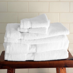 KAF Home - White Bath Towel Set/6