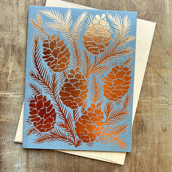 Foil stamped greeting cards by Kathryn watson