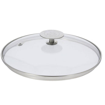 de Buyer - Glass Lid with Stainless Steel Knob