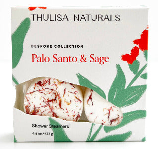 Thulisa Naturals | Shower Steamers - Palo Santo + Sage