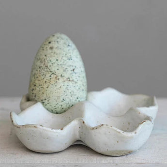 Stoneware Egg Holder