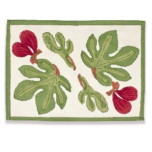 Fig placemat by Couleur Nature, available at Welcome Home in Annapolis