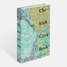 Book titled 'The Irish Cook Book' with a textured cover on a white background