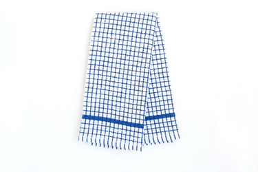 KAF Blue and White Check Terry Dish Towel