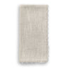 Textured beige towel on a white background