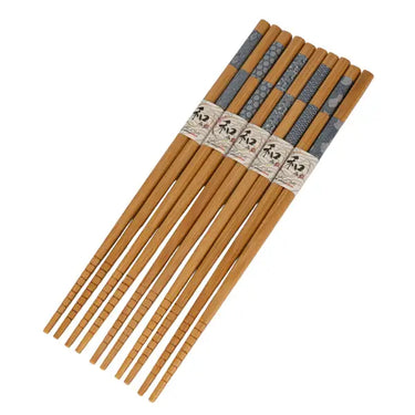 5 Pair Chopsticks Set - Blue