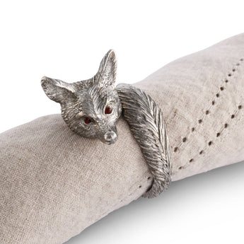 Vagabond House - Pewter Fox Napkin Ring