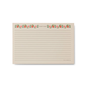 Rifle Paper Co. - Pack of 12 Cherry Farm Recipe Cards