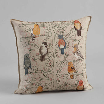 Coral & Tusk - Songbirds Tree Pillow